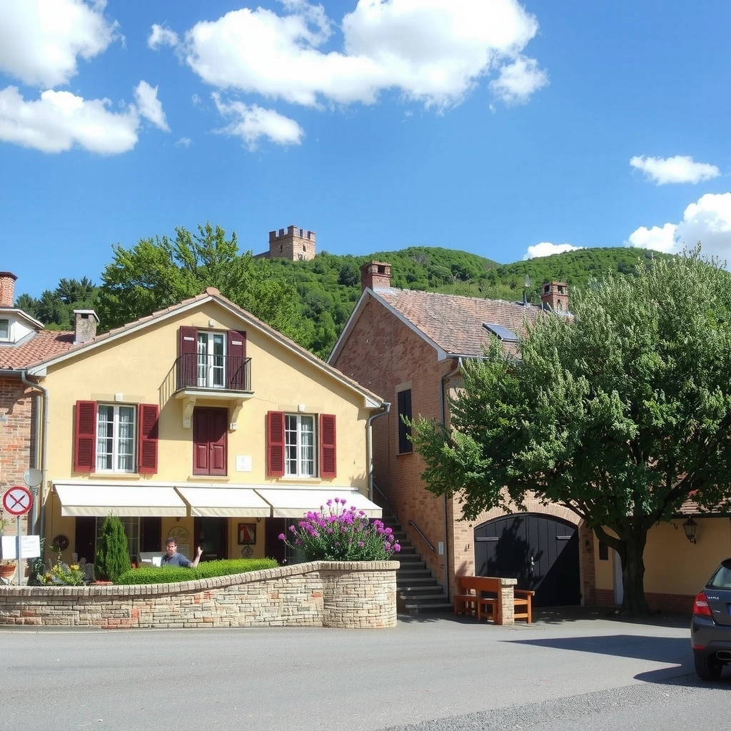Paysage méditerranéen typique de la Provence